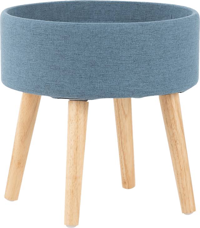 Luxomni Blue Accent Stool - Thumbnail - Image 6