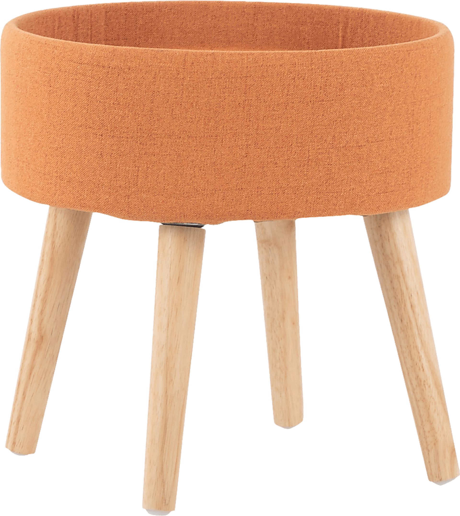 Luxomni Orange Accent Stool - Image 6