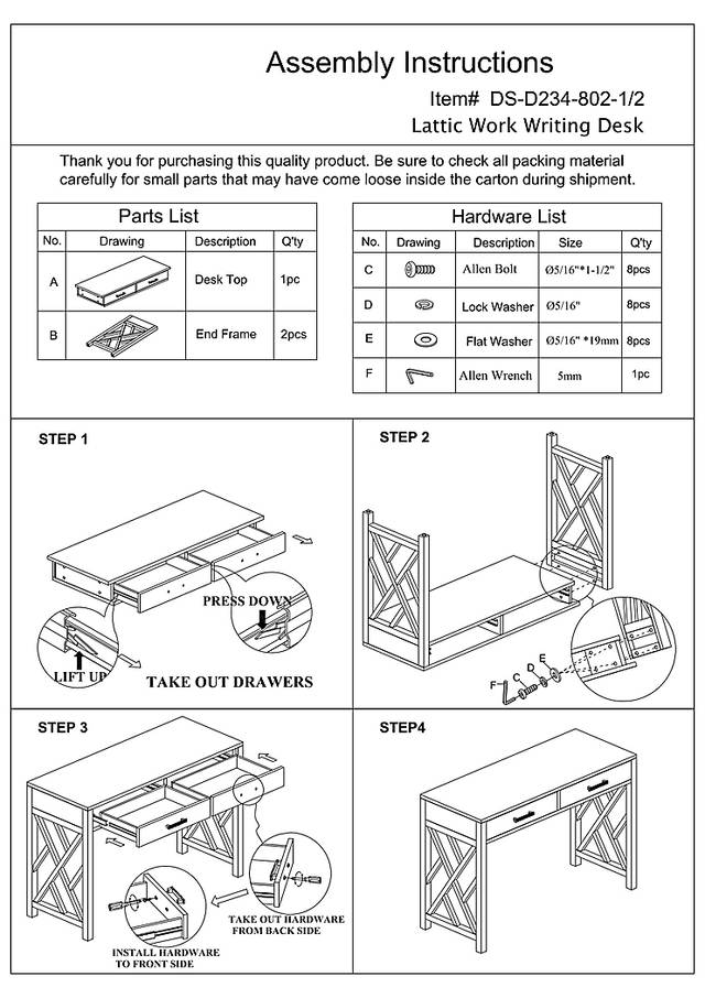Luxomni White Desk - Thumbnail - Image 10