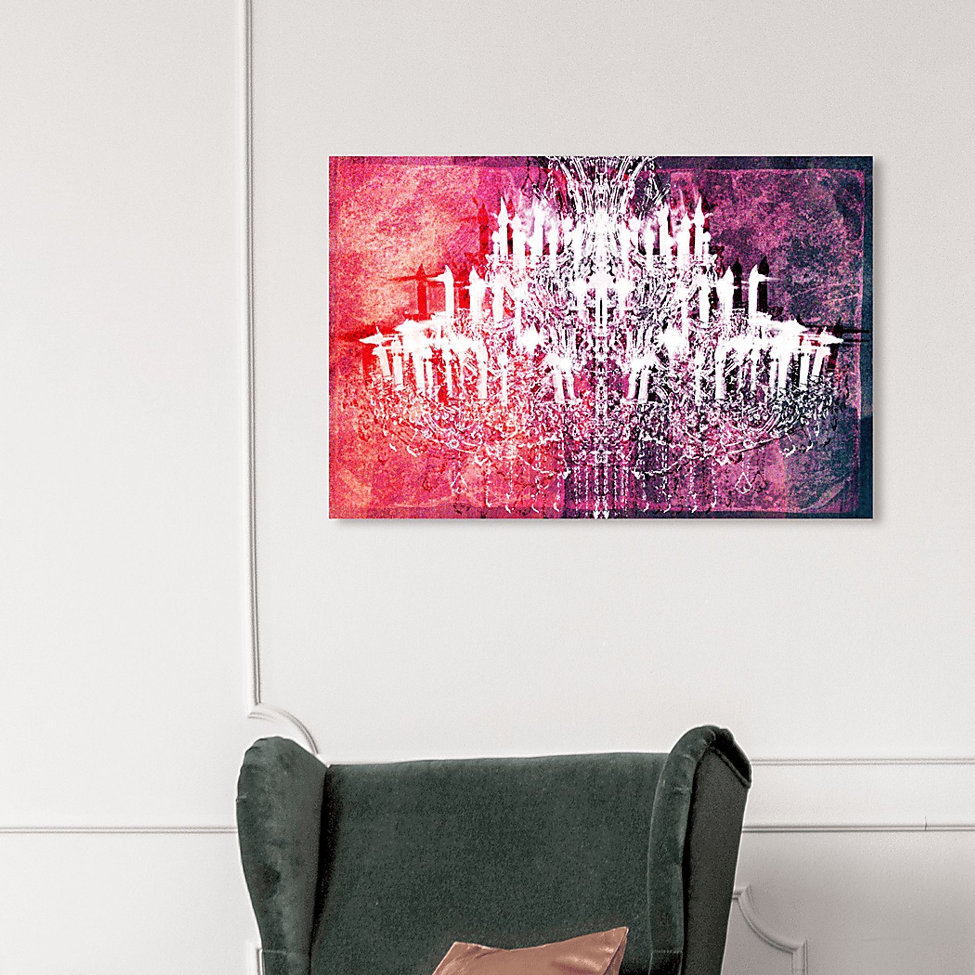 Luxurious Glimmer Purple Artwork - Image 4