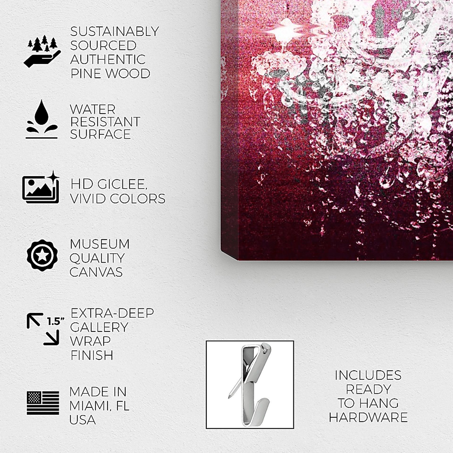 Luxurious Reveal Blue Artwork - Image 3