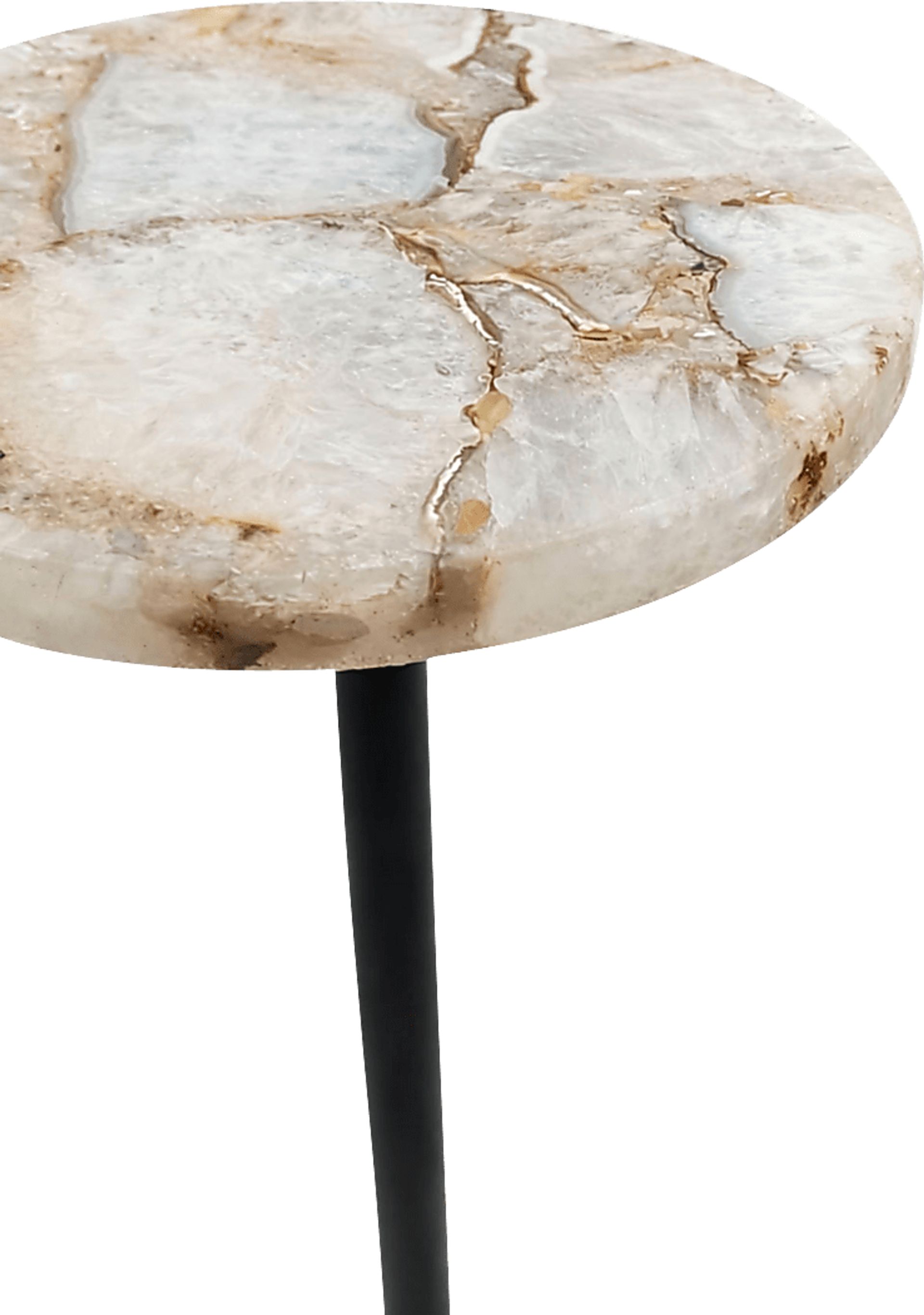 Luzul Black/White Accent Table - Image 6