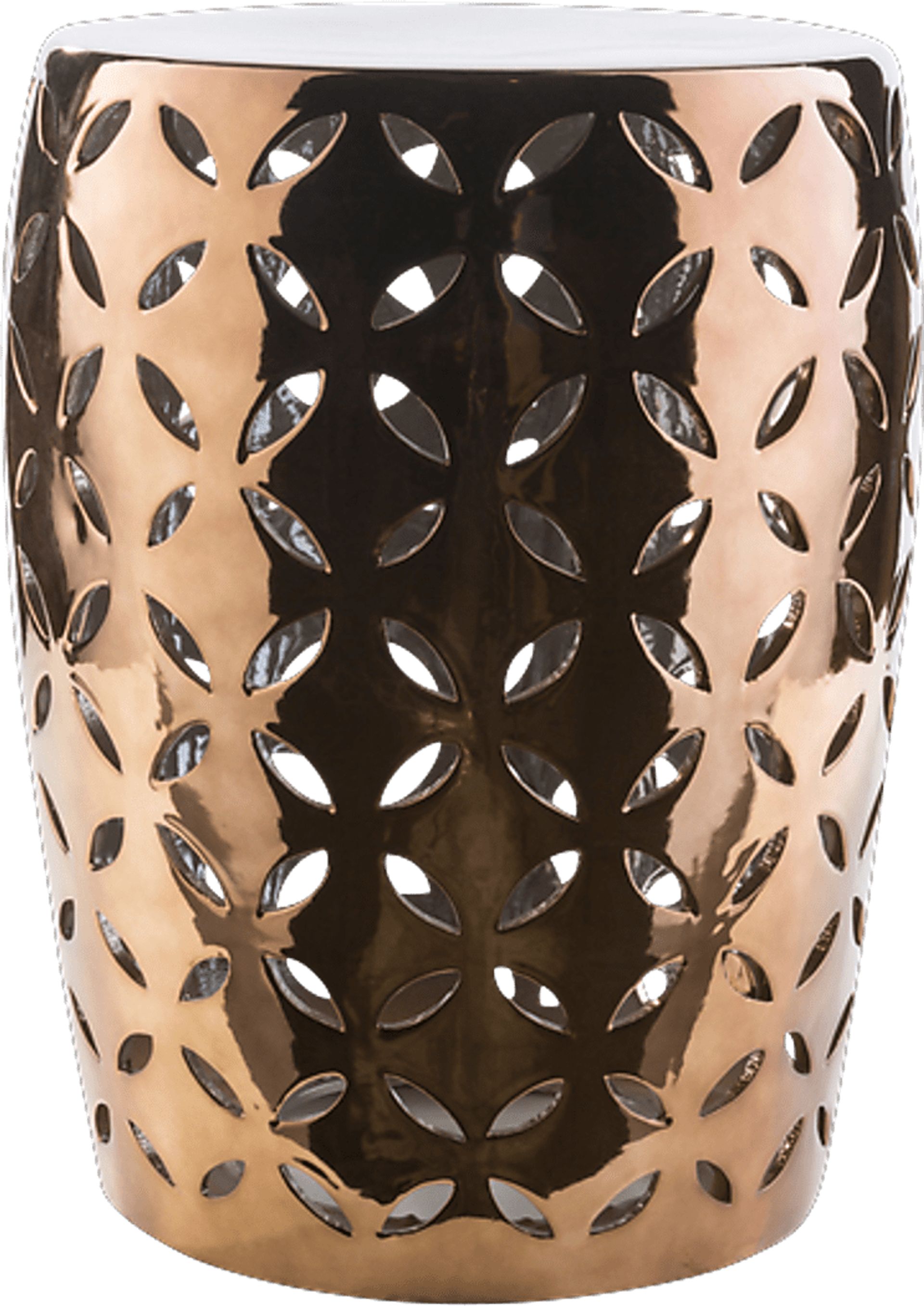 Lwandle Copper Outdoor Stool - Image 1