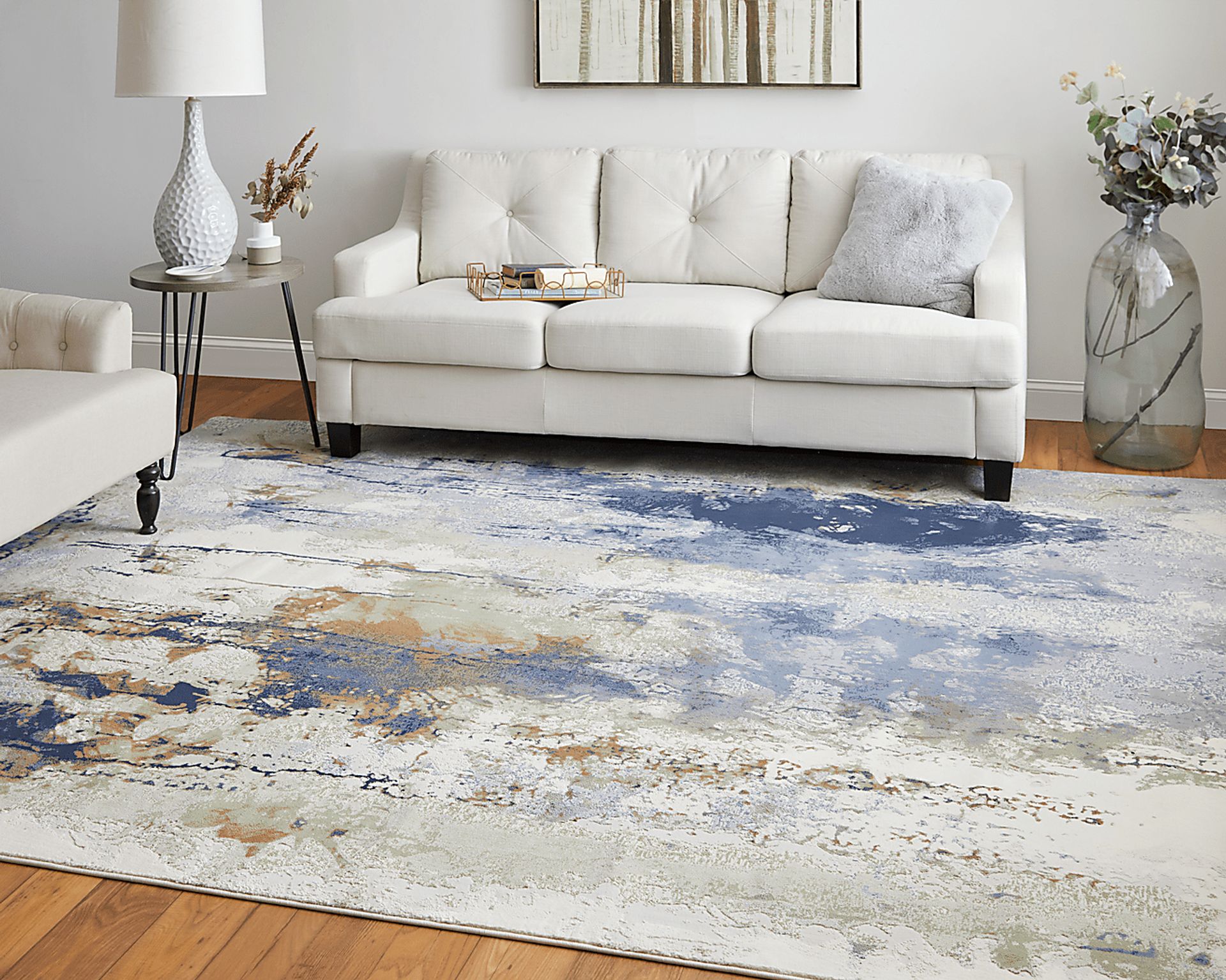 Lyari Blue 3'10 x 6' Rug - Image 6