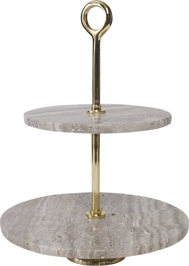 Lybert Brown Tiered Stand - Thumbnail - Image 1