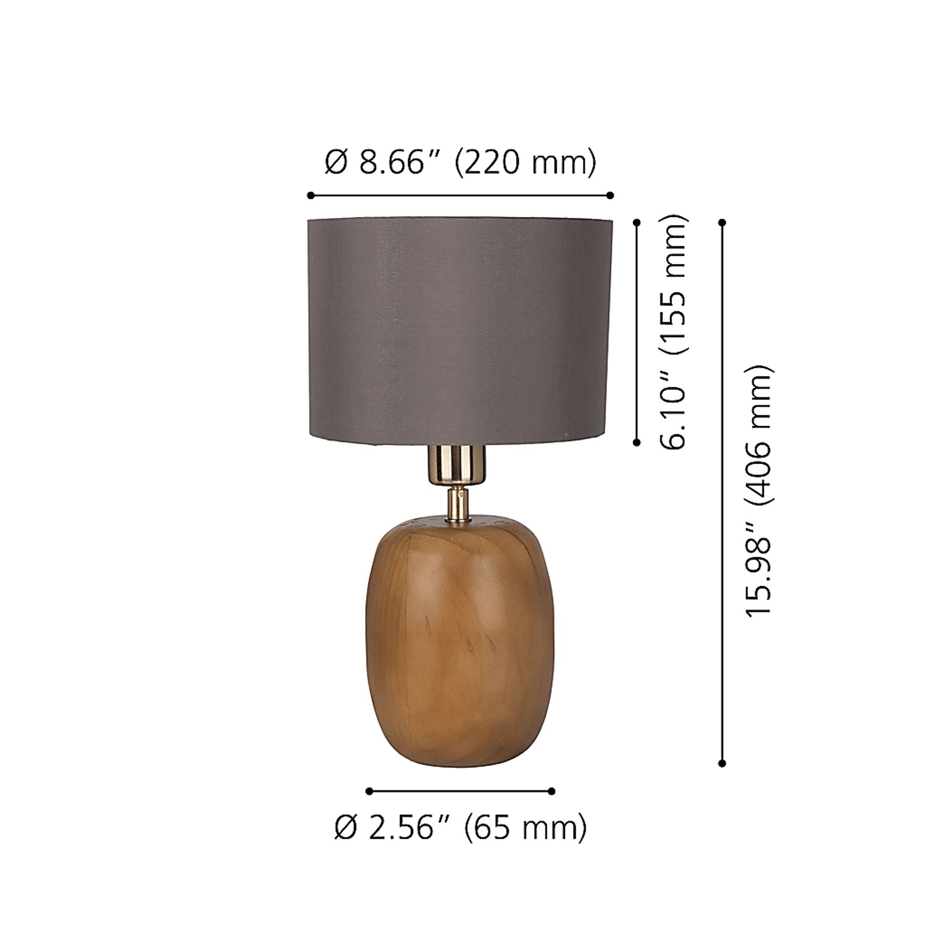 Lycaste Estates Brown Lamp - Image 3