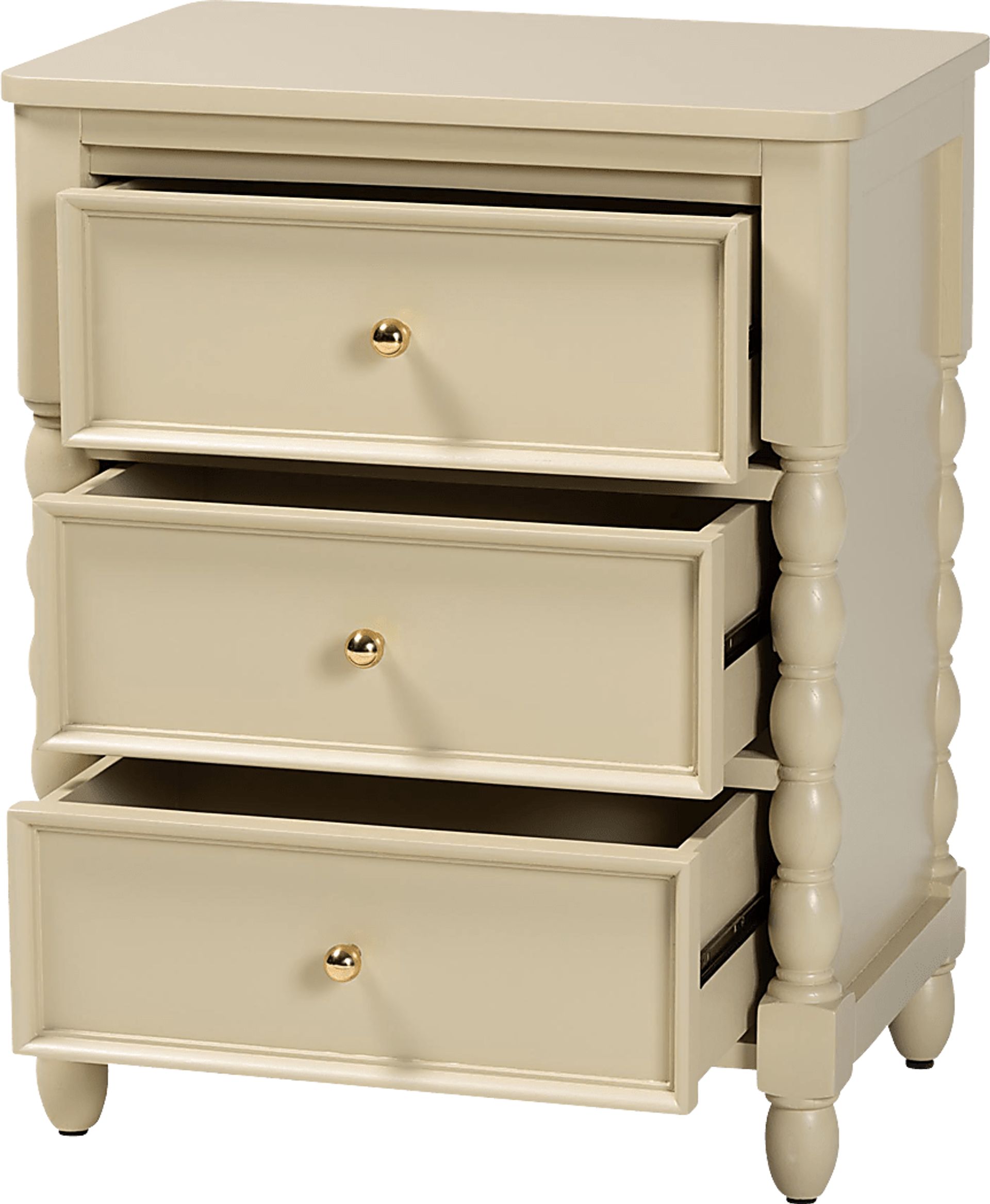 Lycui Beige Nightstand - Image 7