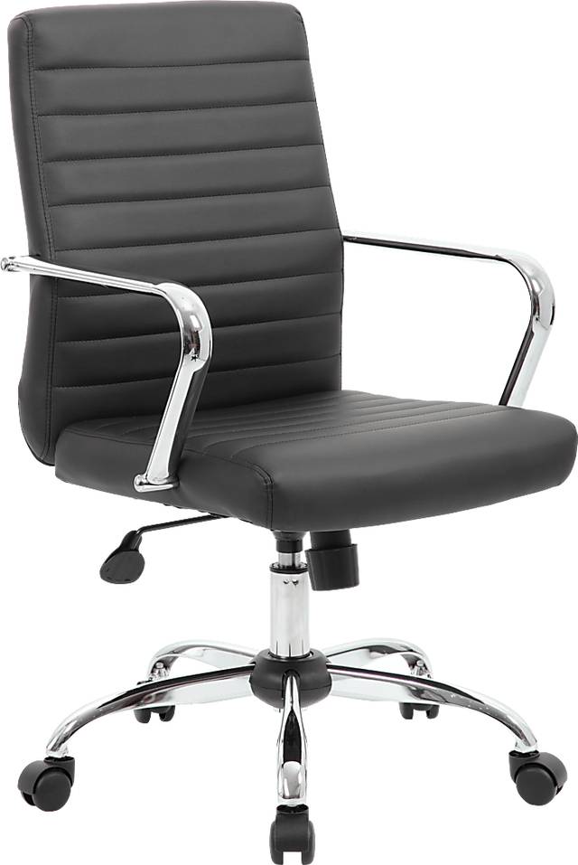 Lydiate Black Desk Chair - Thumbnail - Image 1
