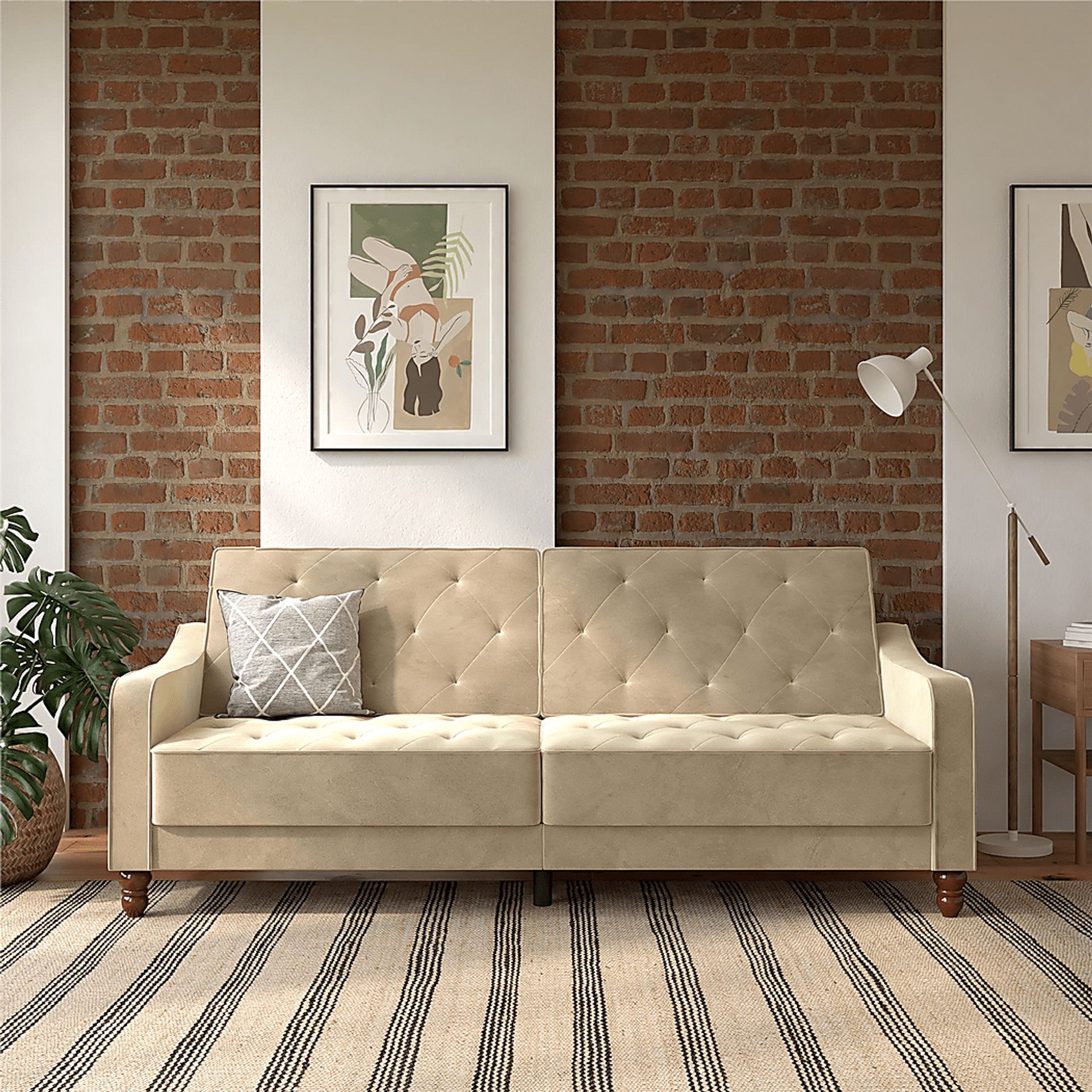 Lydra Beige Futon - Image 3
