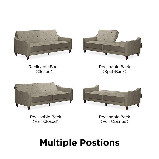 Lydra Beige Futon - Thumbnail - Image 9