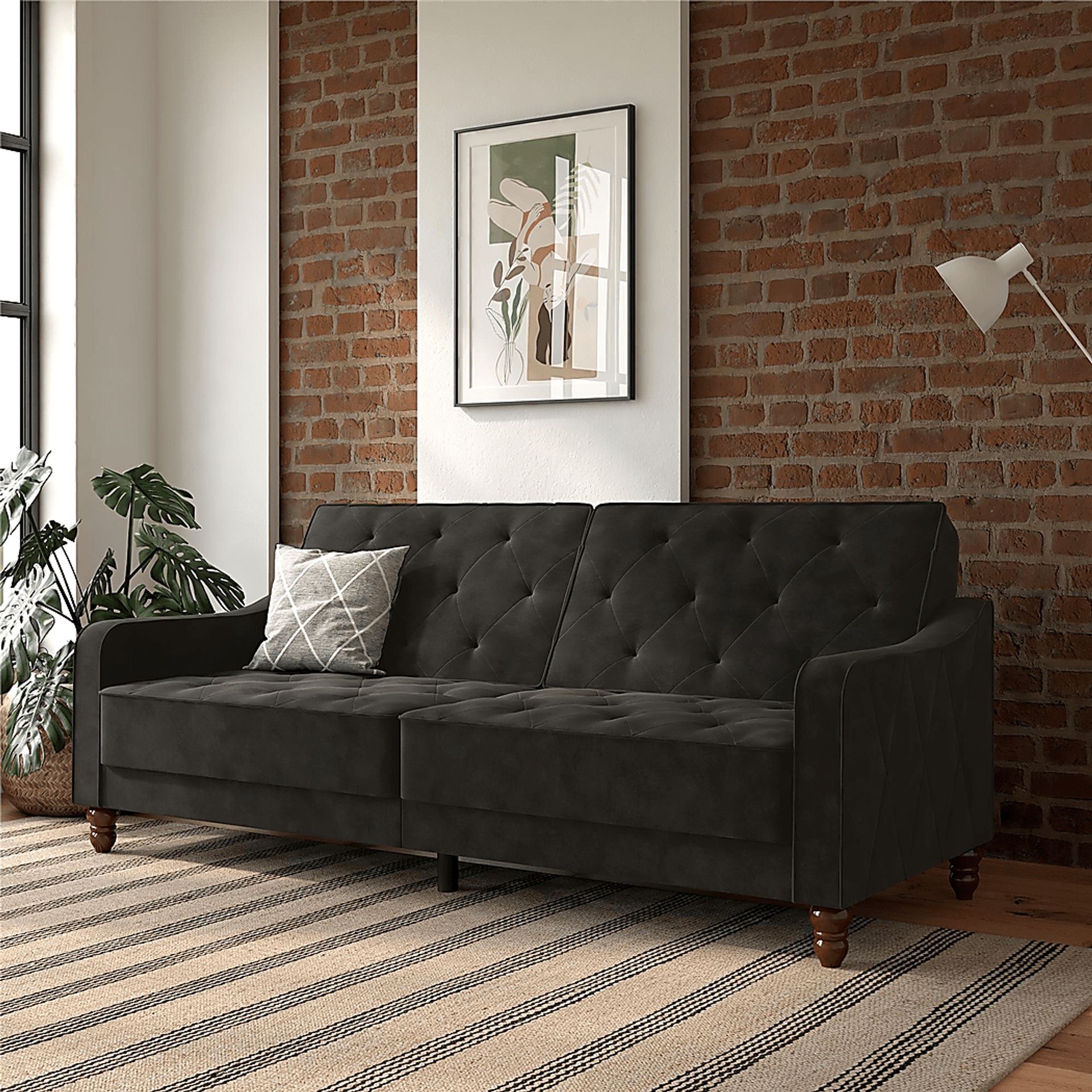 Lydra Gray Futon - Image 2