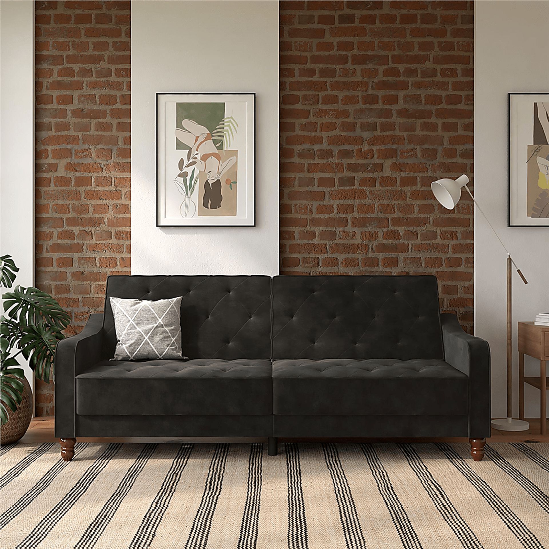 Lydra Gray Futon - Image 3