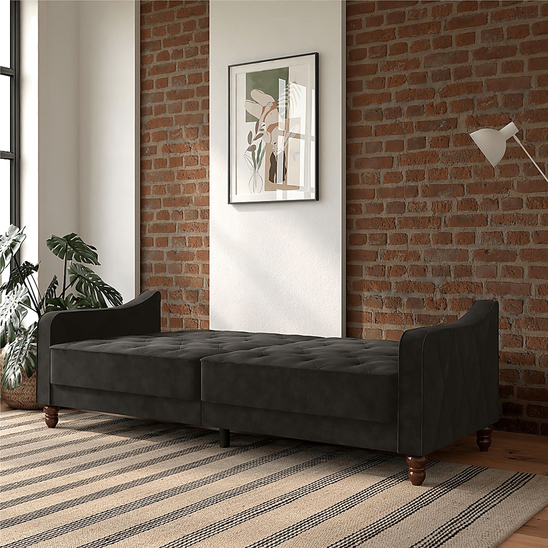 Lydra Gray Futon - Image 4