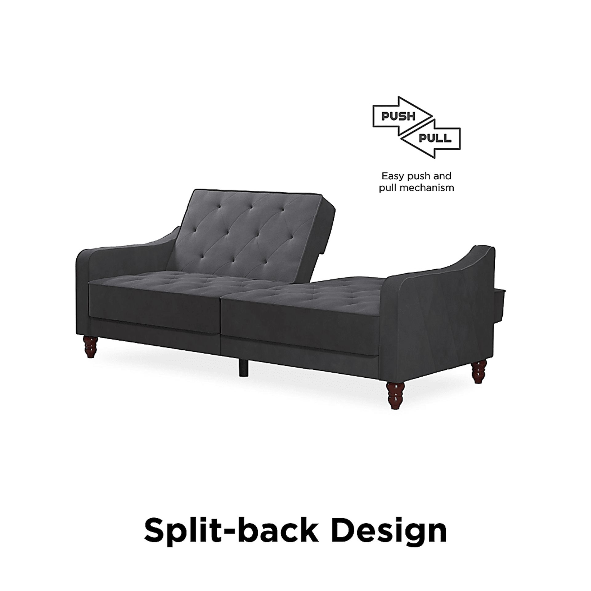 Lydra Gray Futon - Image 10