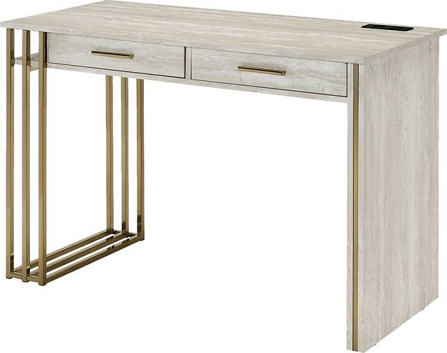 Lyedia White Desk - Thumbnail - Image 2