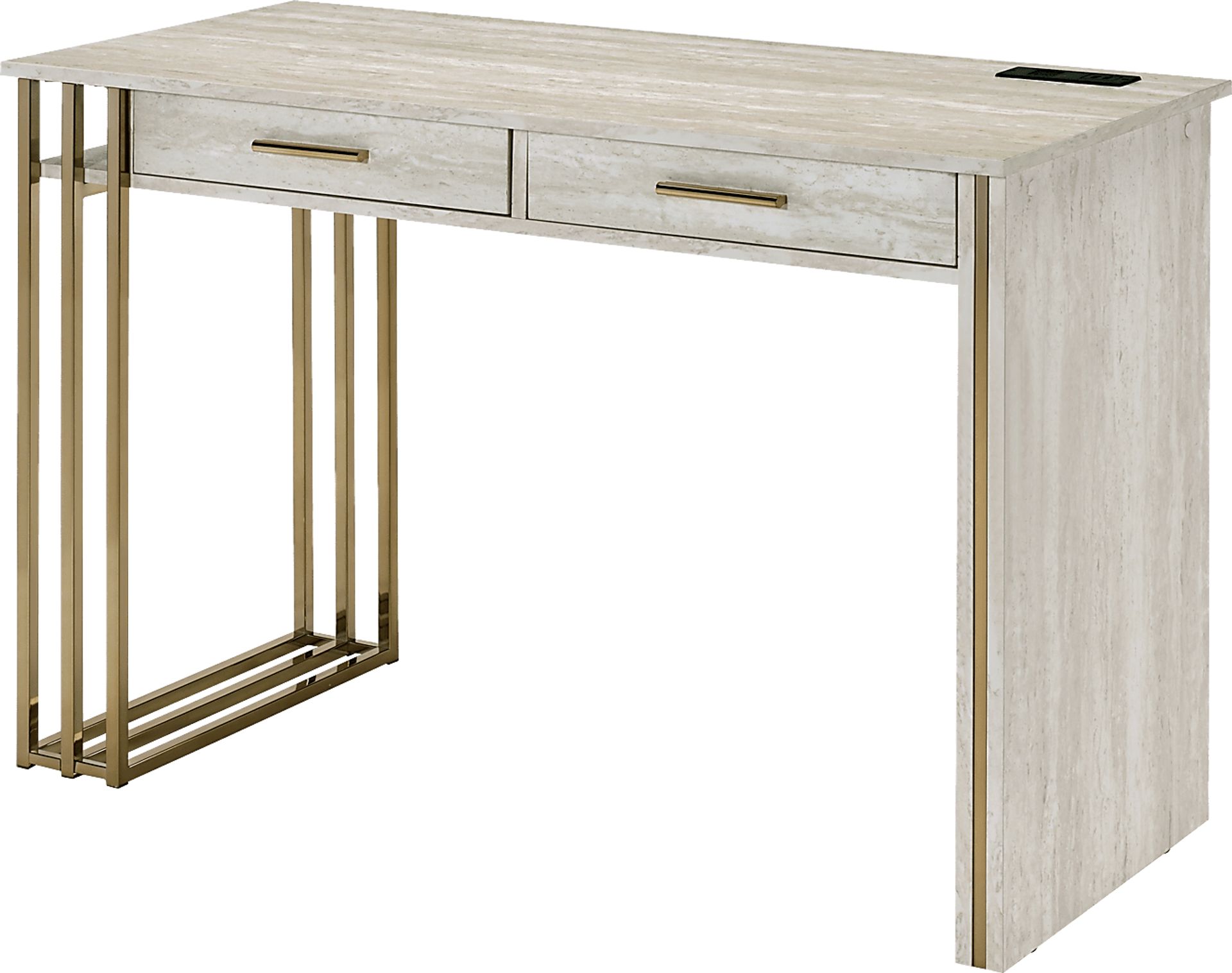 Lyedia White Desk - Image 2