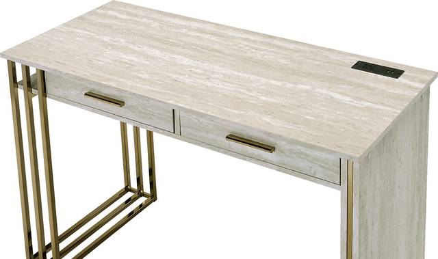 Lyedia White Desk - Thumbnail - Image 4