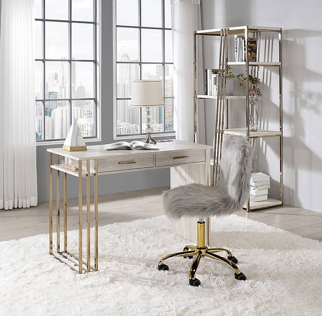 Lyedia White Desk - Thumbnail - Image 7