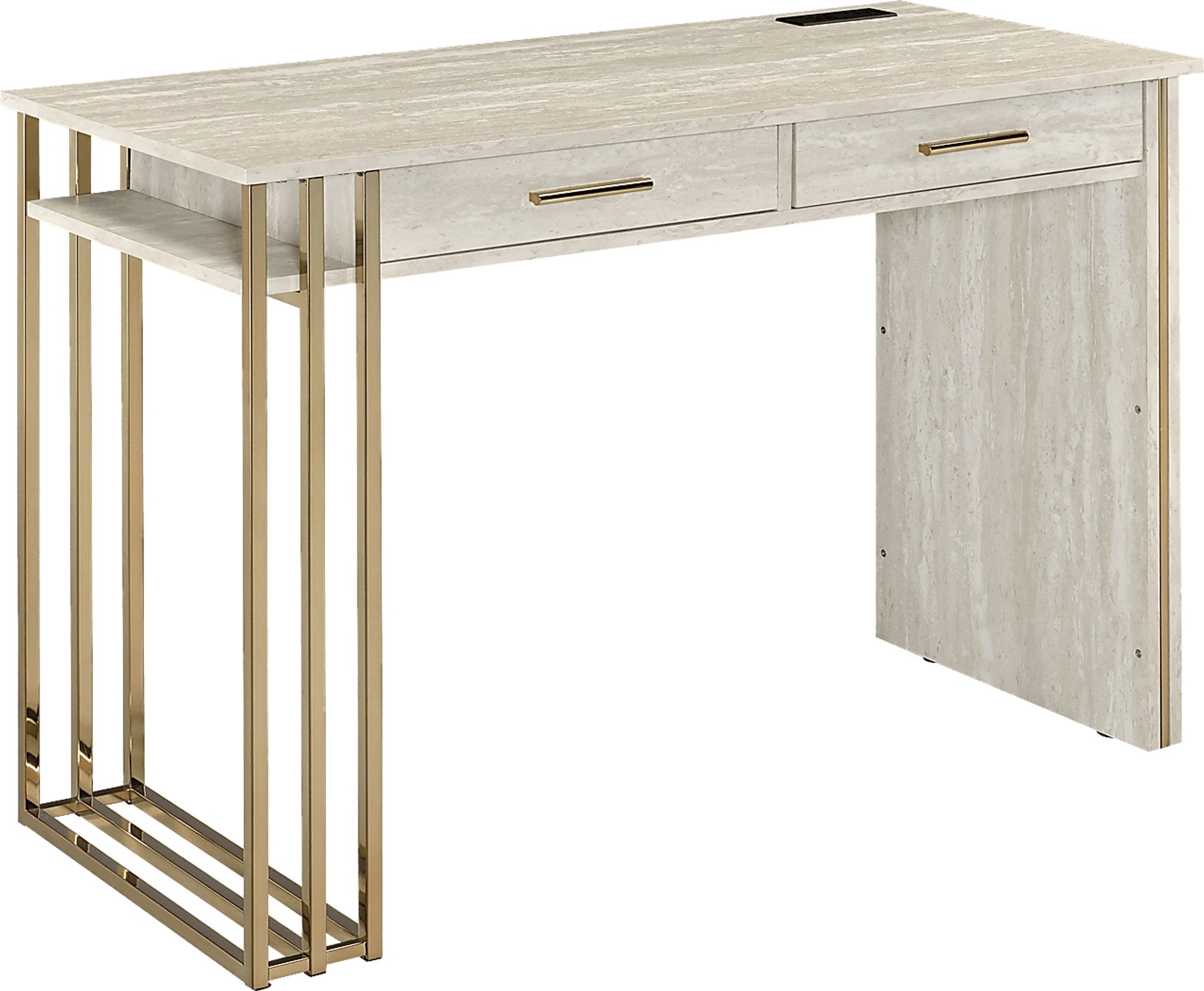 Lyedia White Desk - Image 1