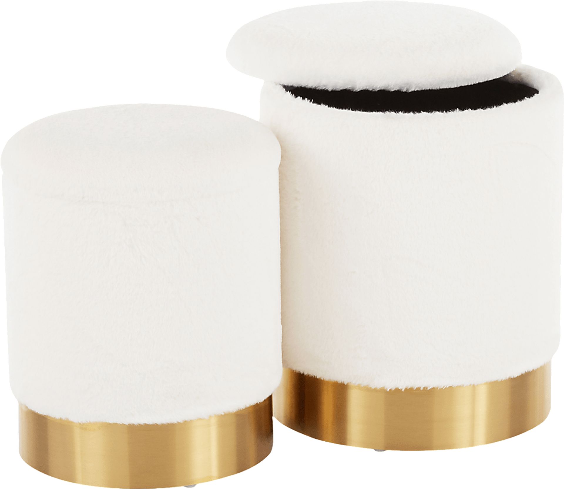 Lyerly Cream Ottoman, Set of 2 - Image 3