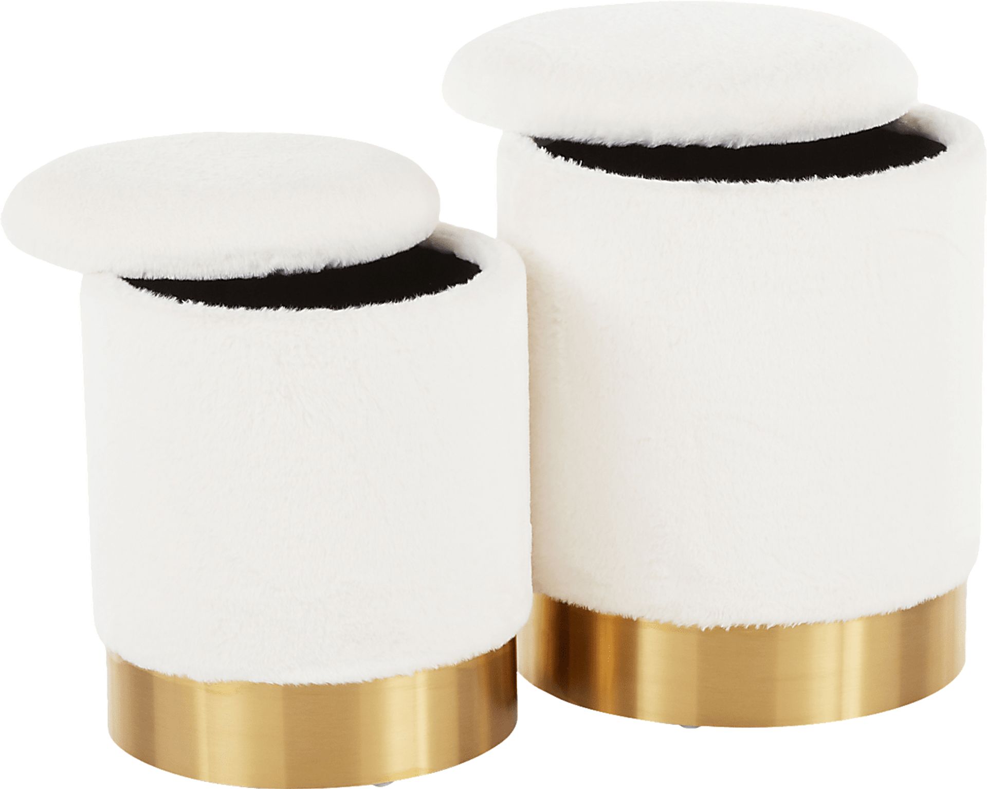 Lyerly Cream Ottoman, Set of 2 - Image 4
