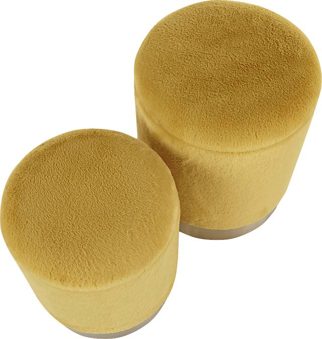 Lyerly Yellow Ottoman, Set of 2 - Thumbnail - Image 5