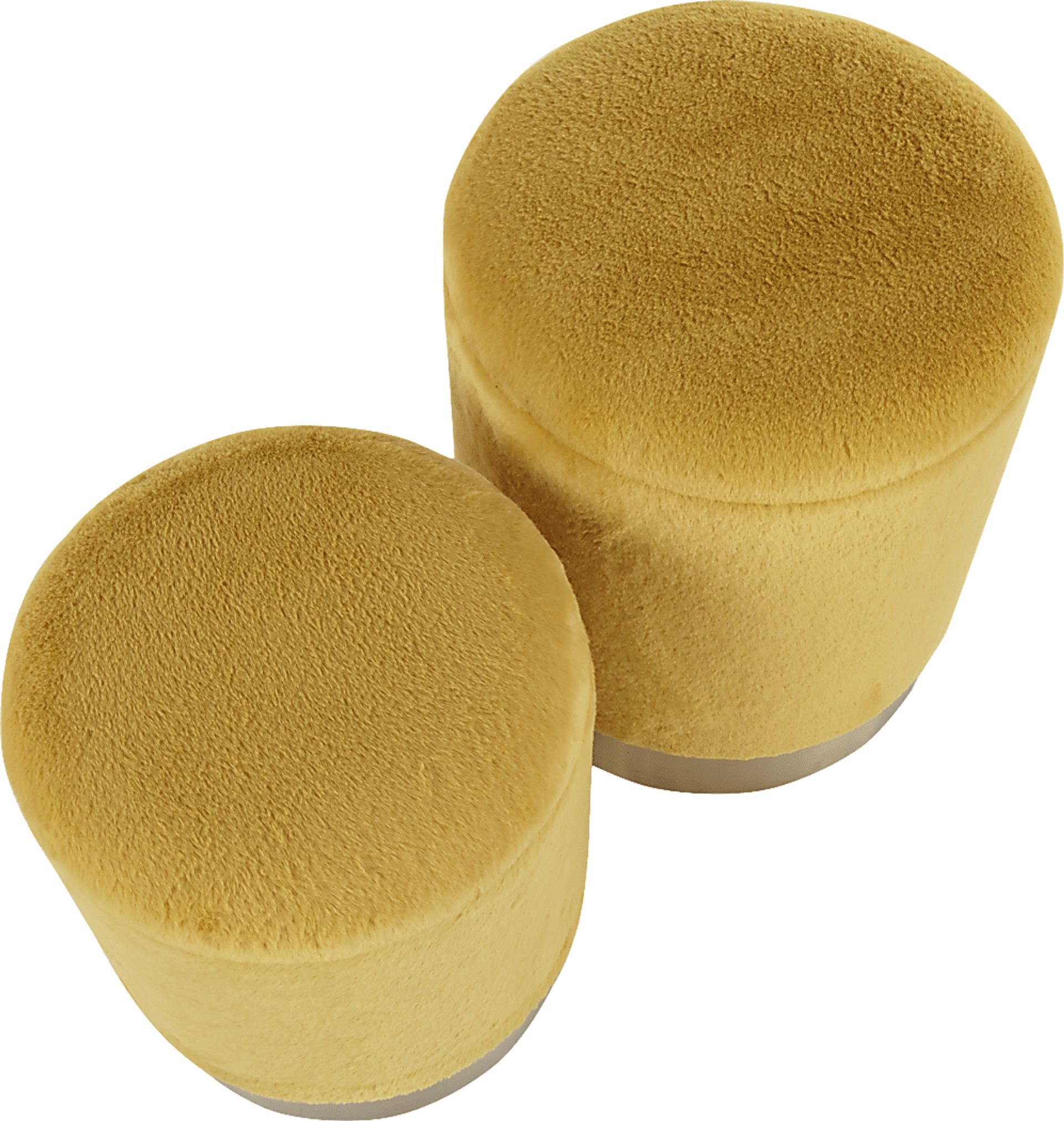 Lyerly Yellow Ottoman, Set of 2 - Image 5