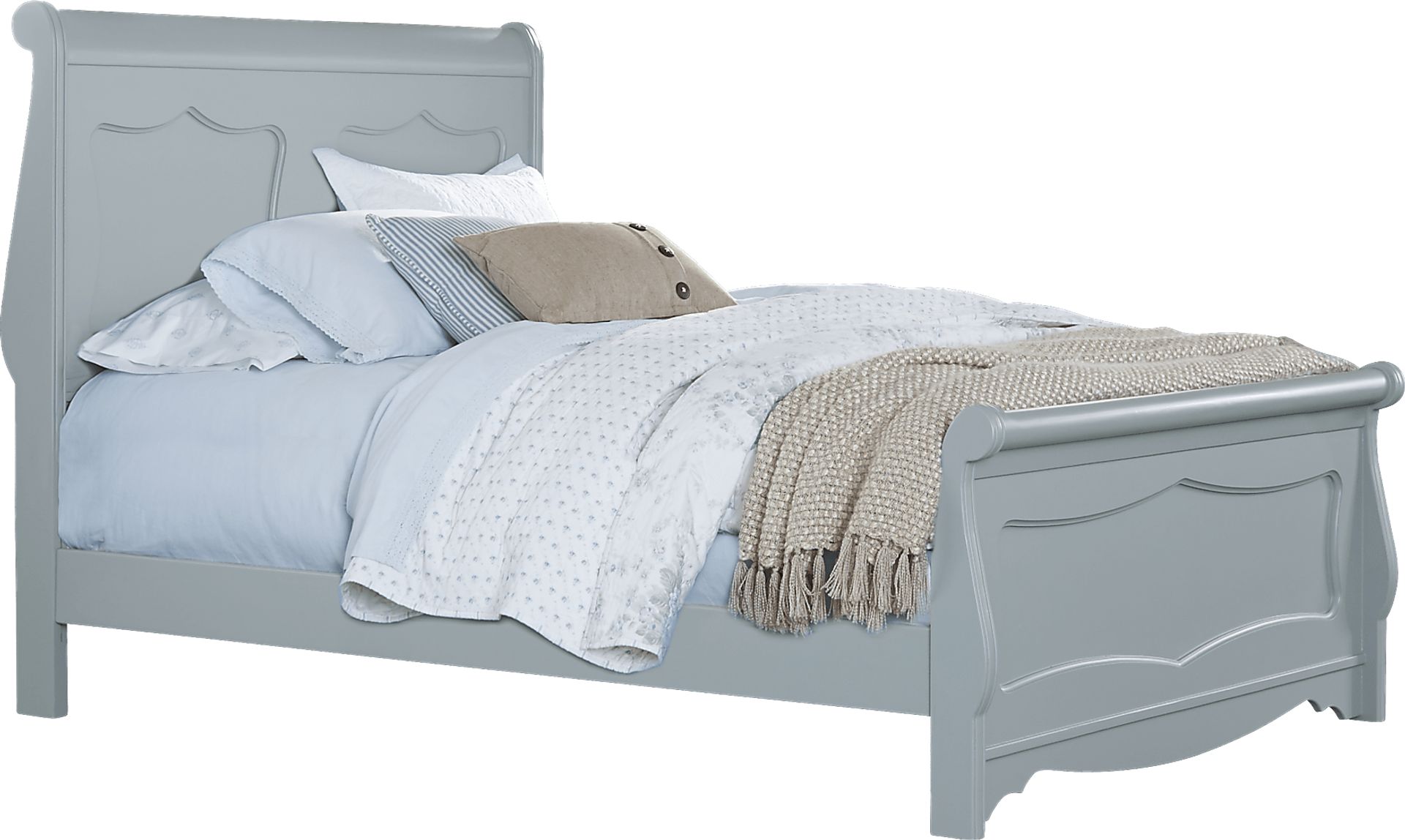 Lyla Blue 3 Pc Full Sleigh Bed - Image 1