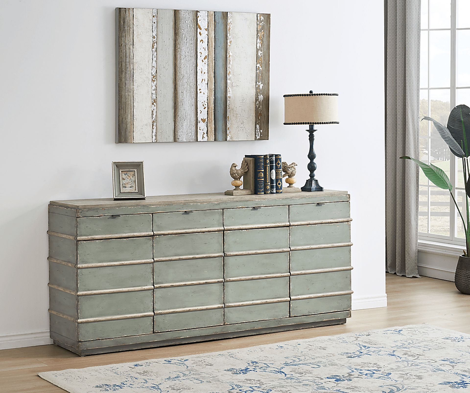 Lyleton Gray Accent Cabinet - Image 2