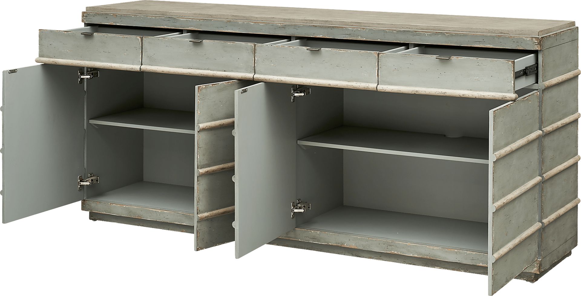 Lyleton Gray Accent Cabinet - Image 4