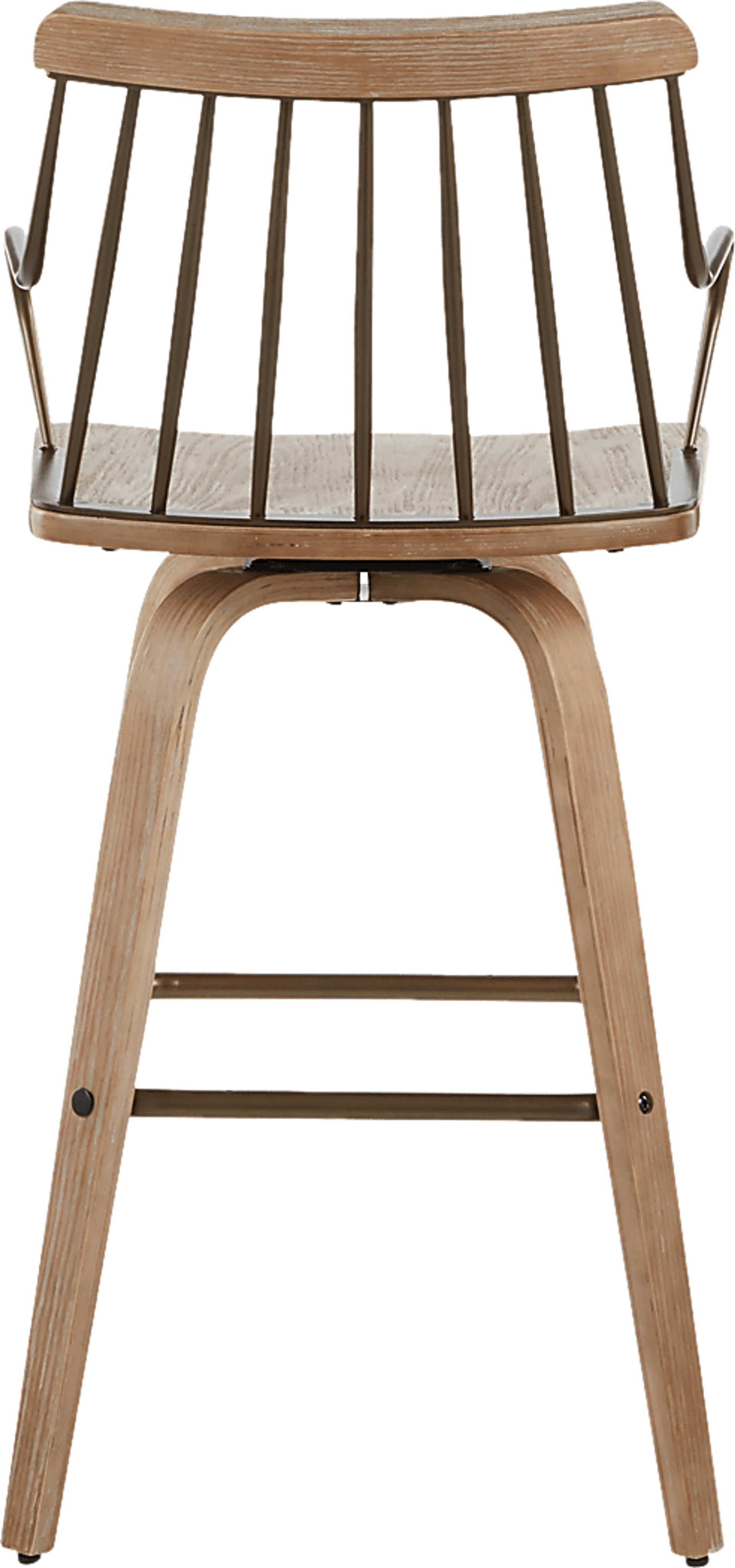 Lyllian White Counter Height Stool - Image 4