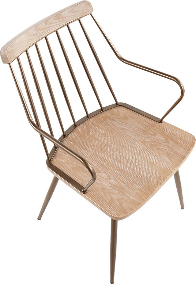 Lyllian White Side Chair - Thumbnail - Image 6