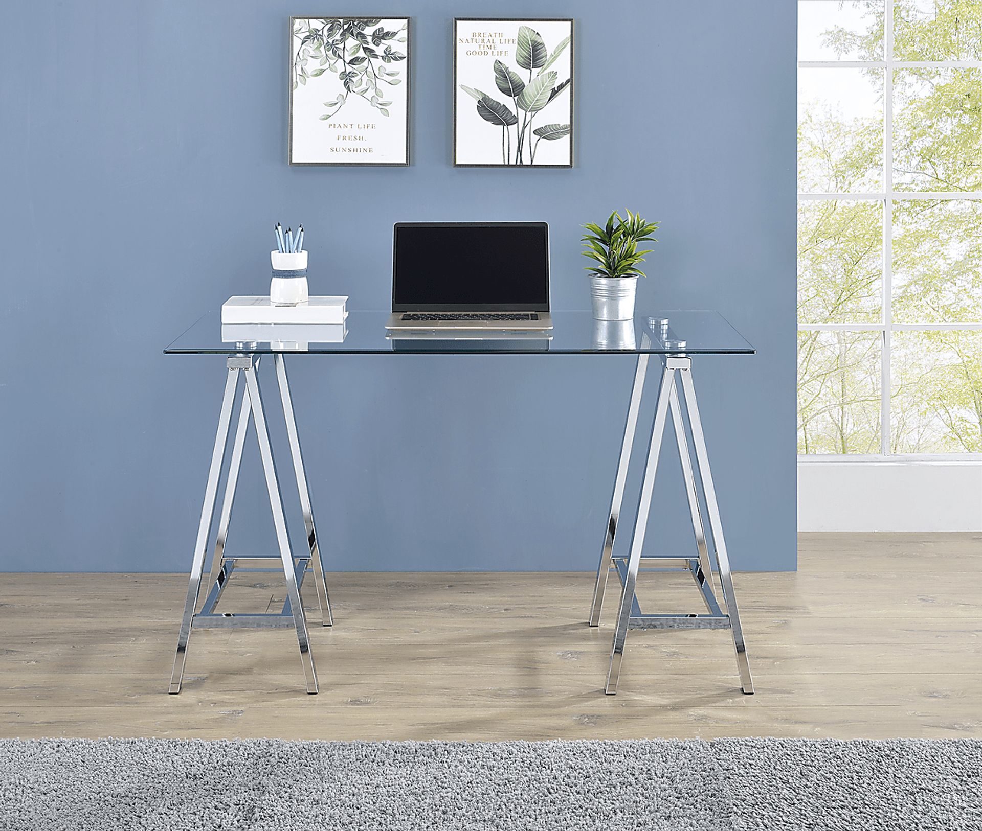 Lymenta Gray Desk - Image 7