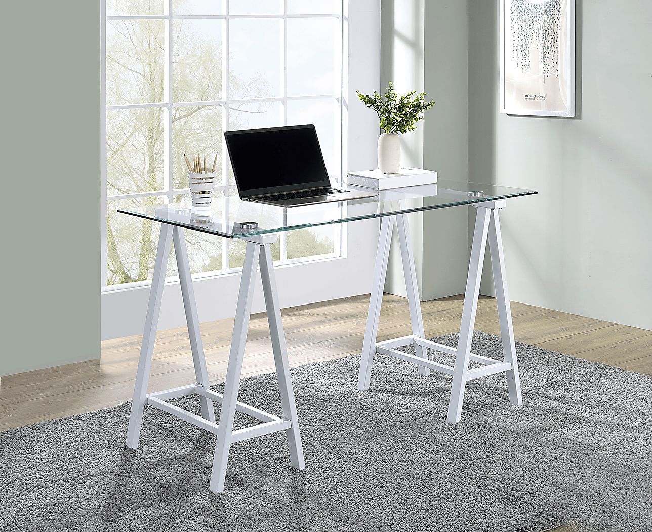 Lymenta White Desk