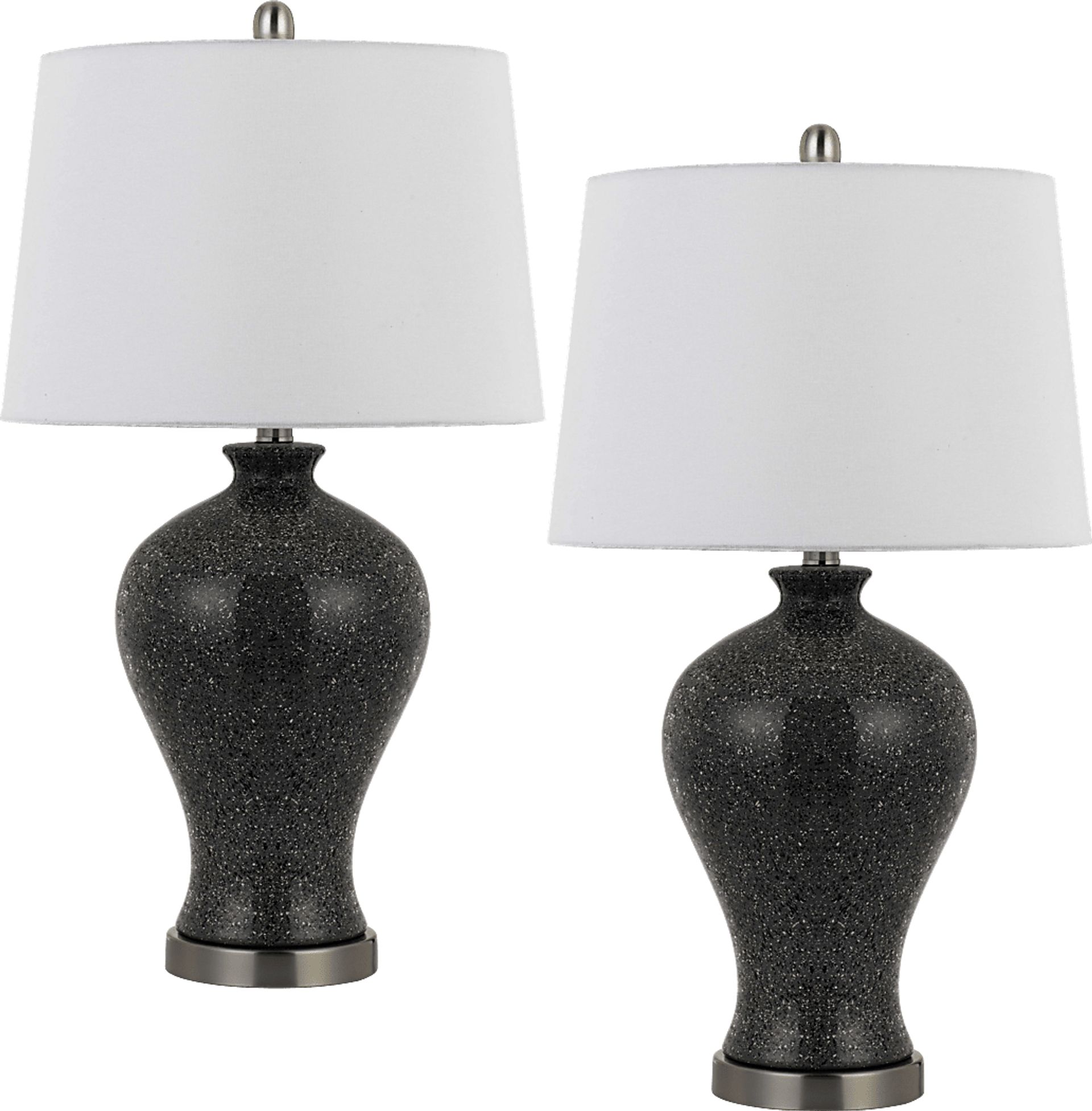 Lyncrest Brown Lamp, Set of 2 - Image 1
