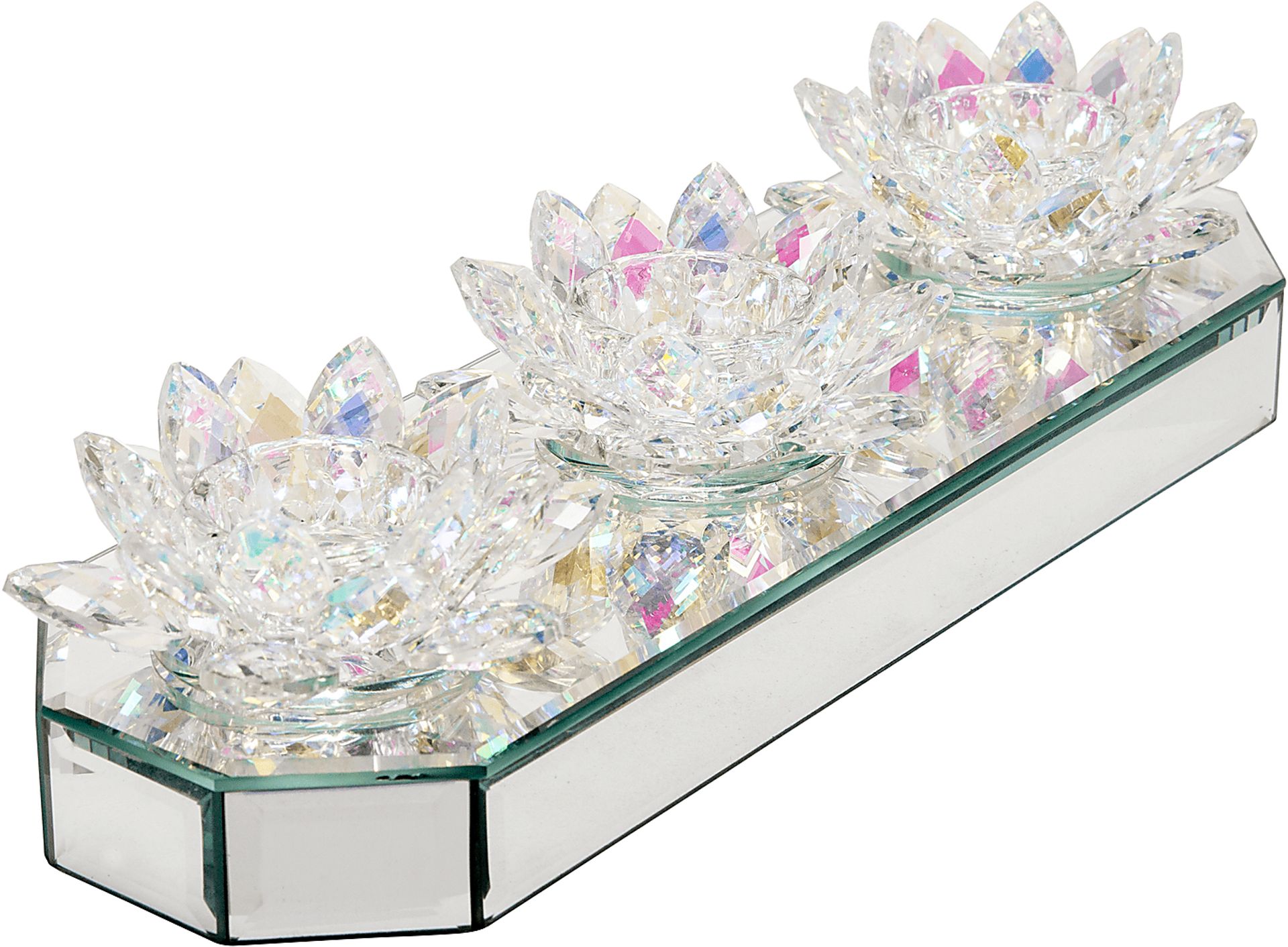 Lyndle Clear Candle Holder - Image 3