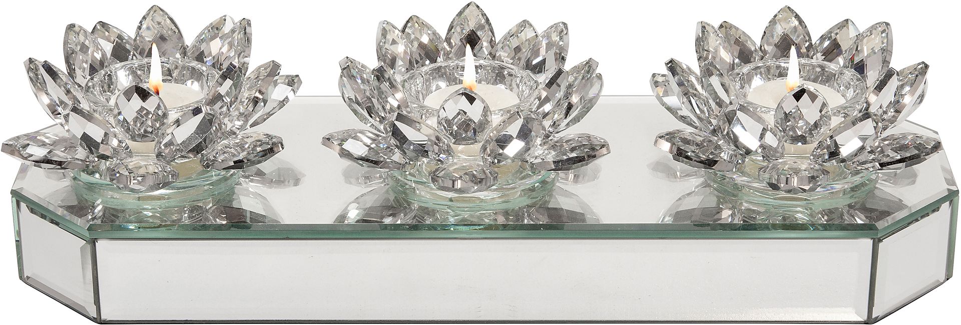 Lyndle Silver Candle Holder - Image 2