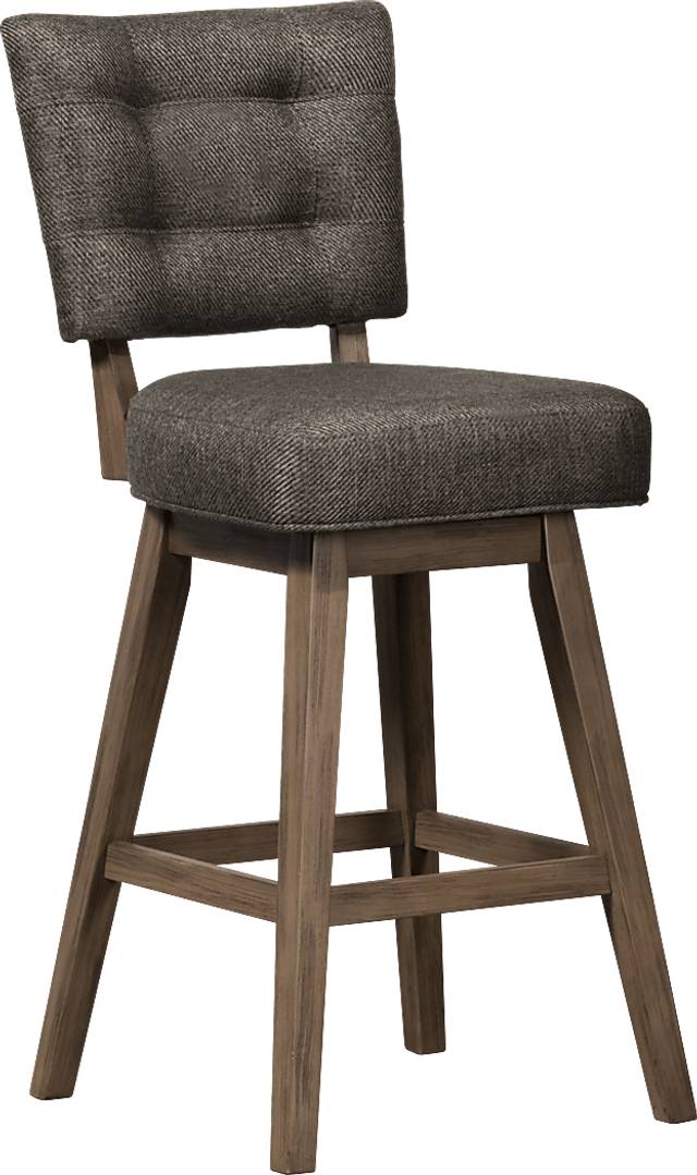 Lyngrove Brown Swivel Barstool - Thumbnail - Image 1