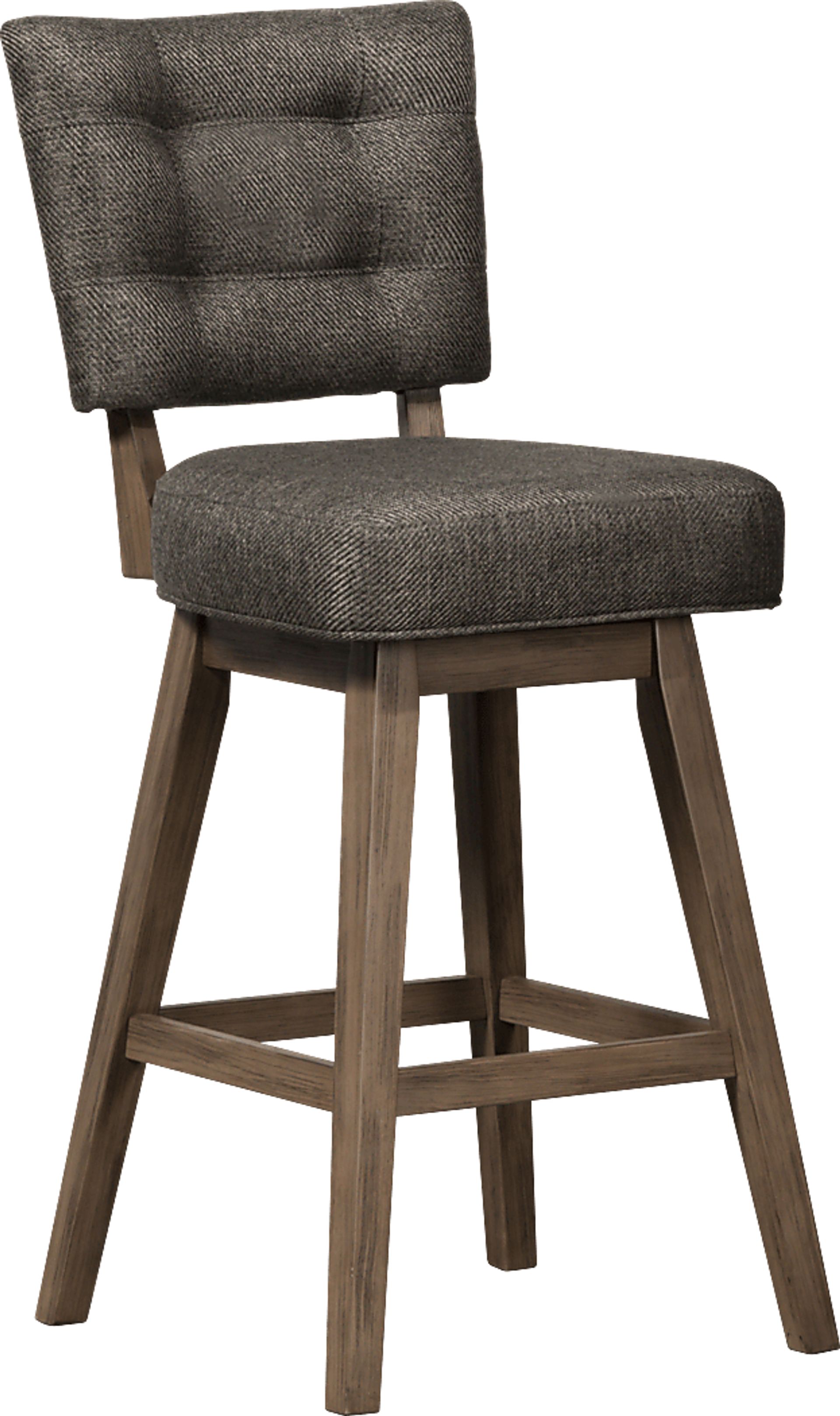 Lyngrove Brown Swivel Counter Height Stool - Image 1