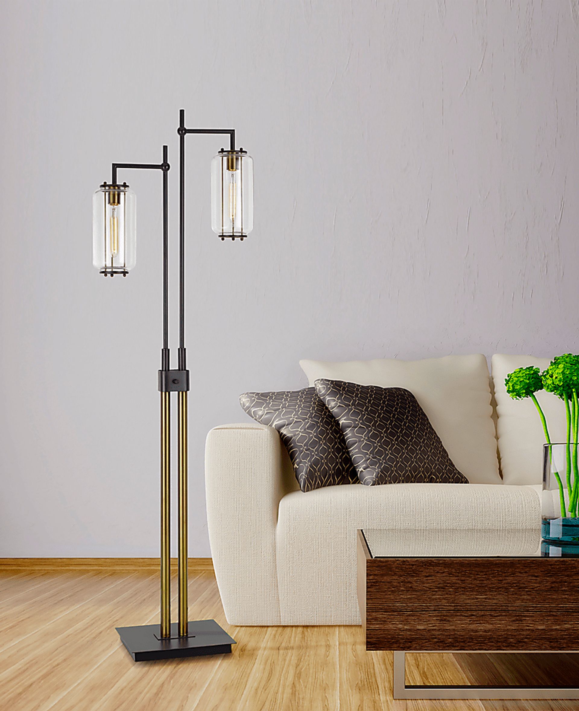 Lynmont Bronze Floor Lamp - Image 2