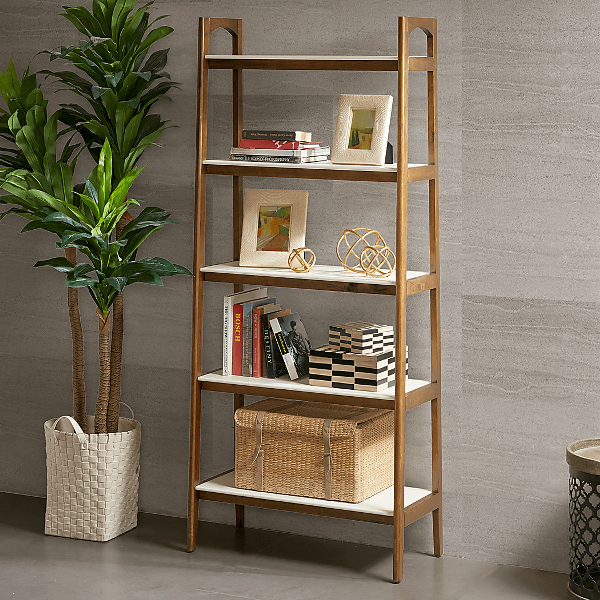 Lynndale Cream Bookcase - Image 4