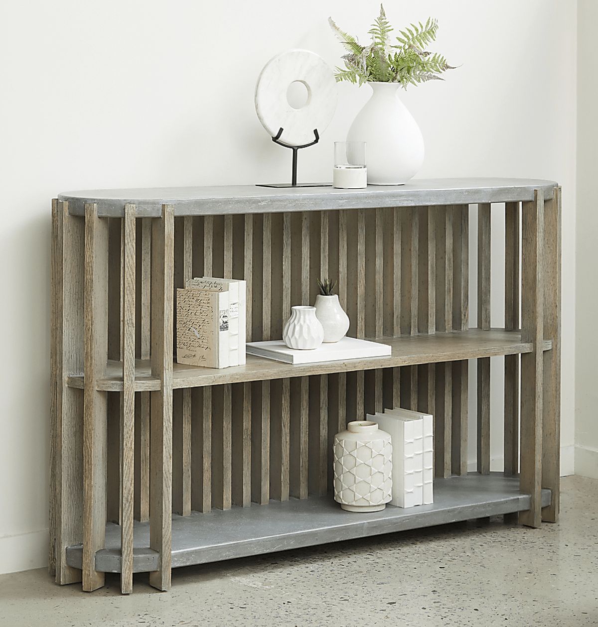 Lynnette Natural Light Wood Console Table | Rooms to Go