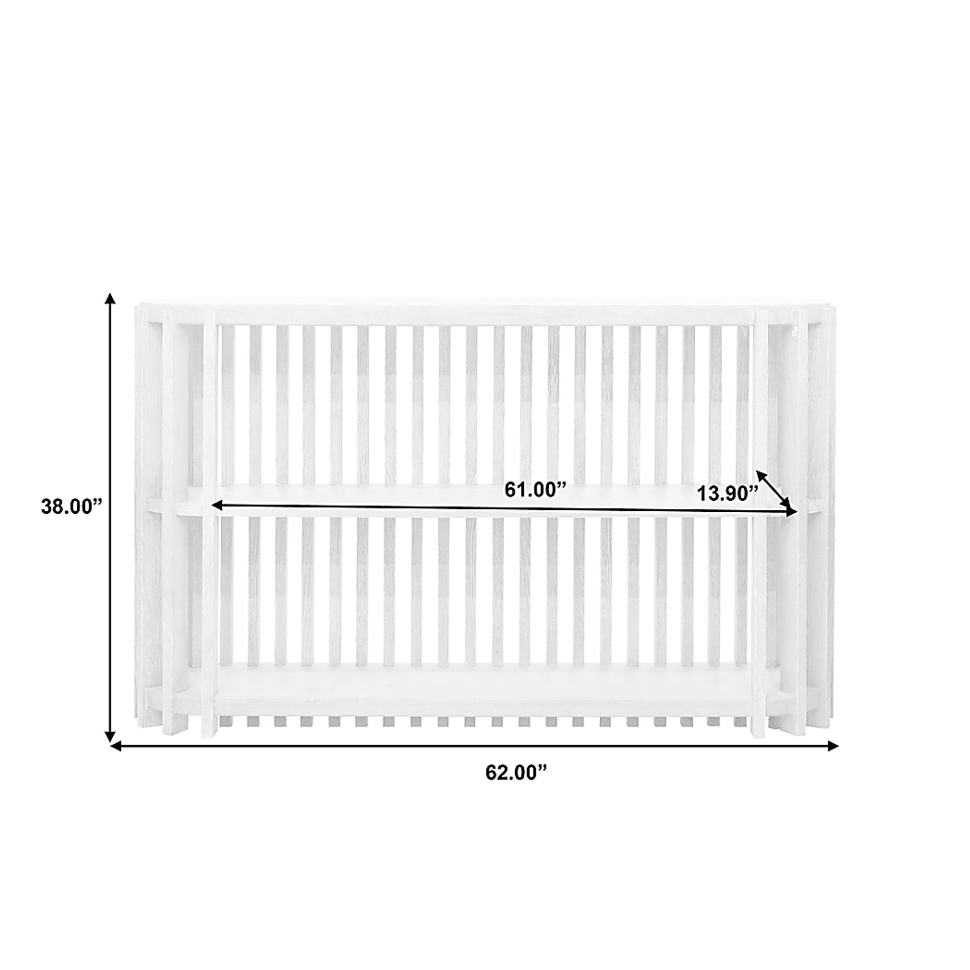 Lynnette Natural Console Table - Image 9