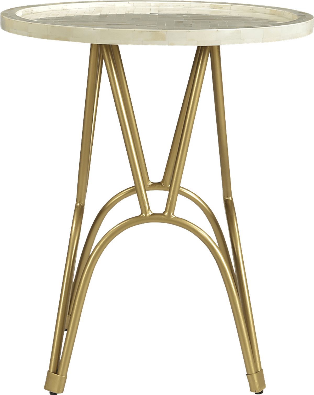 Lynoak Gold Colors,Metal Accent Table | Rooms to Go