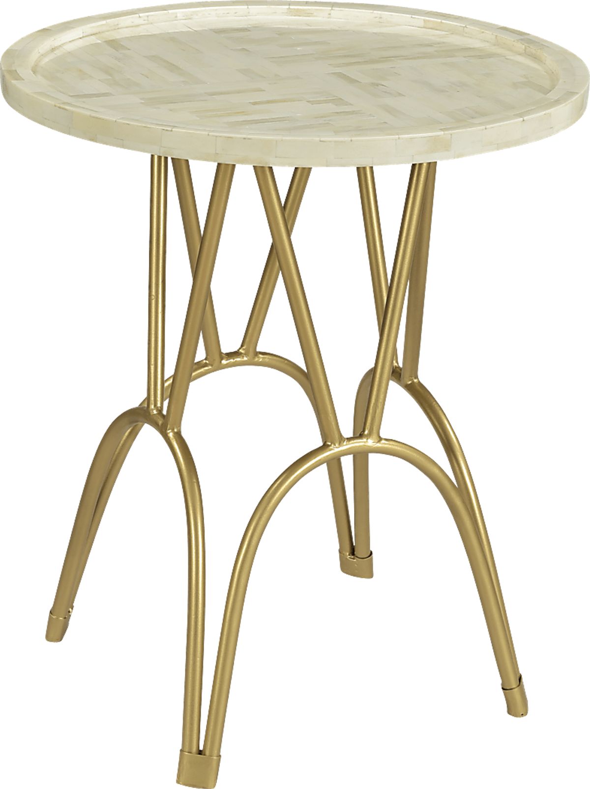 Lynoak Gold Colors,Metal Accent Table | Rooms to Go
