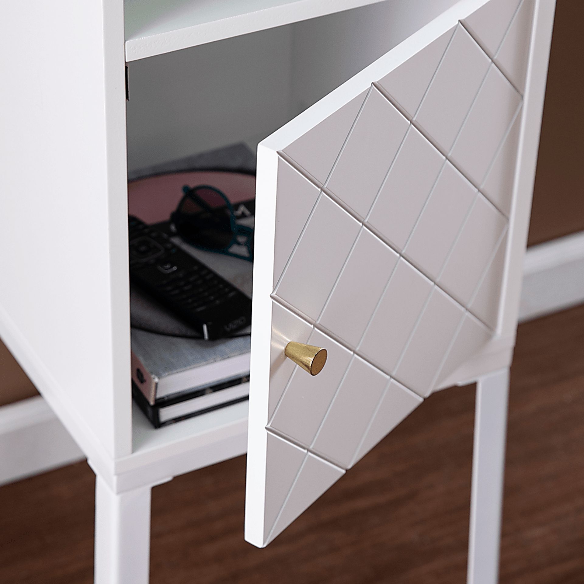 Lynstrom White Accent Cabinet - Image 5