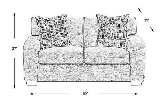 Dimension Image. Please refer to the Dimension Tab on this page for dimension details.