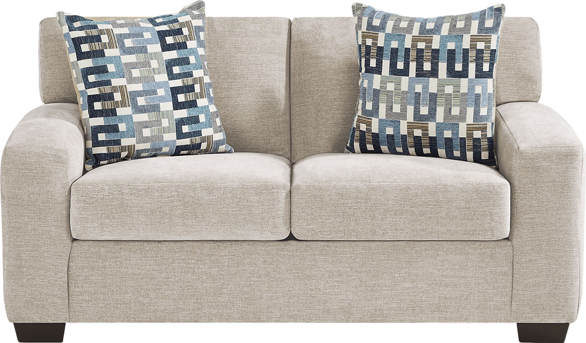 Lynwood Beige 7 Pc Living Room with Gel Foam Sleeper Sofa - Image 4