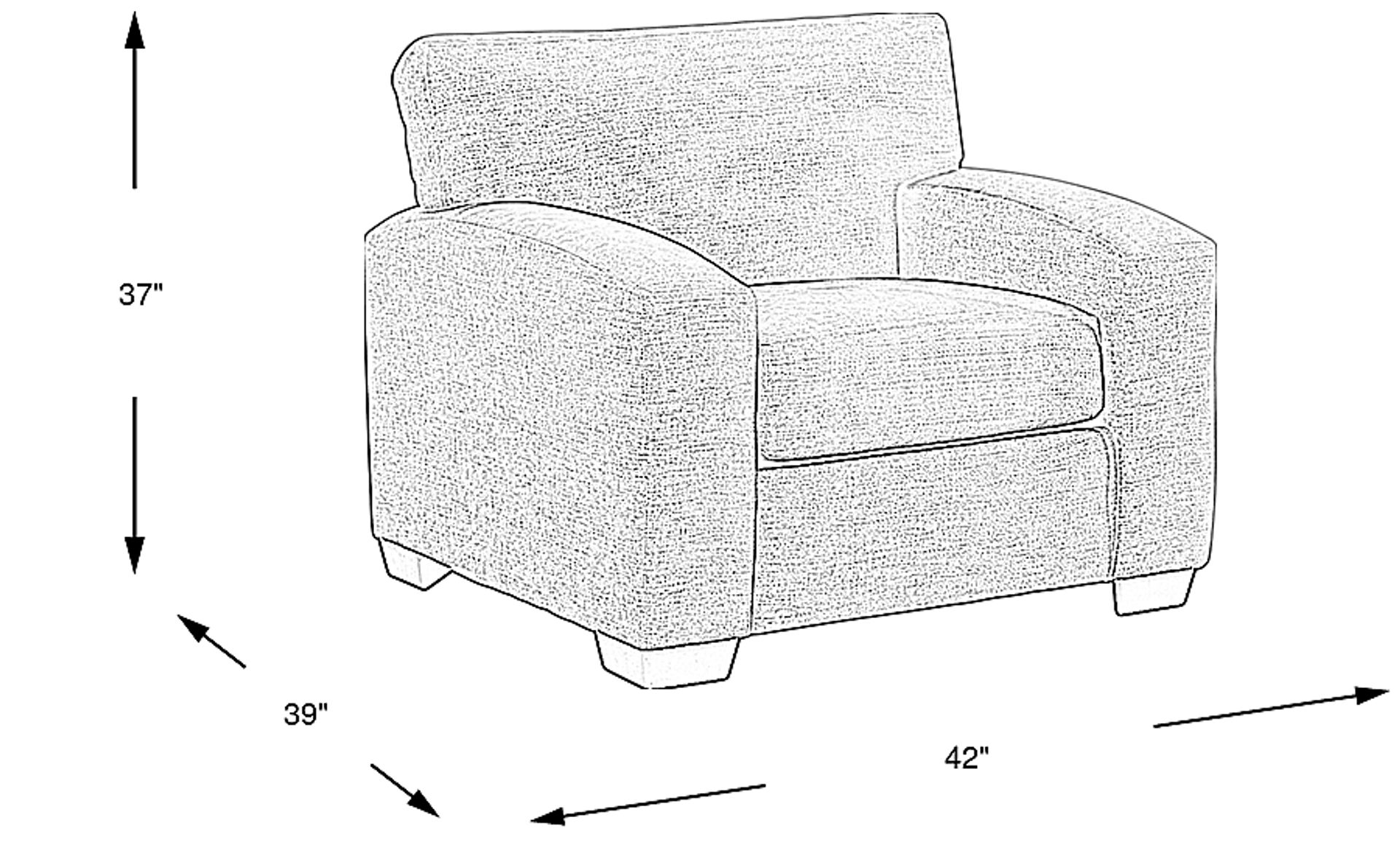 Dimension Image. Please refer to the Dimension Tab on this page for dimension details.