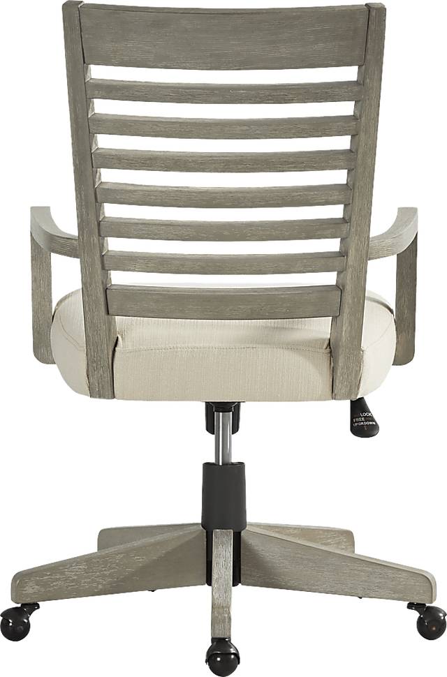 Lynnwood Taupe Desk Chair - Thumbnail - Image 2